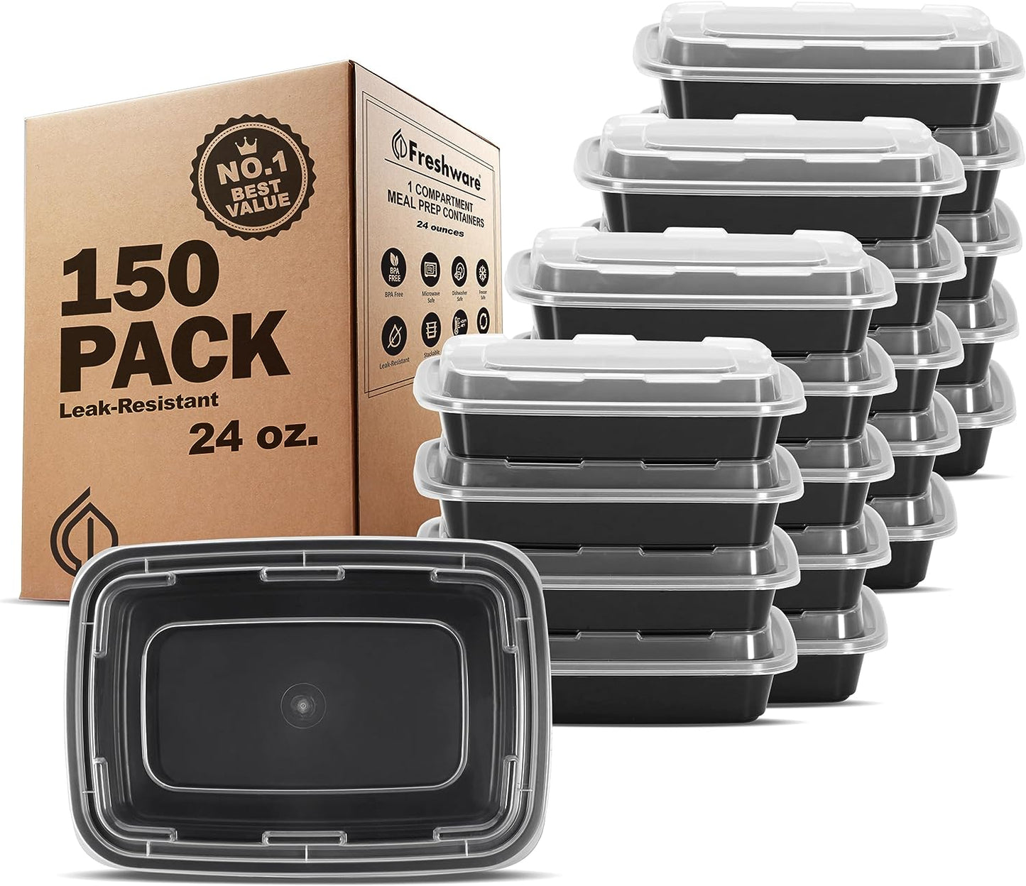 Meal Prep Containers [150 Pack]